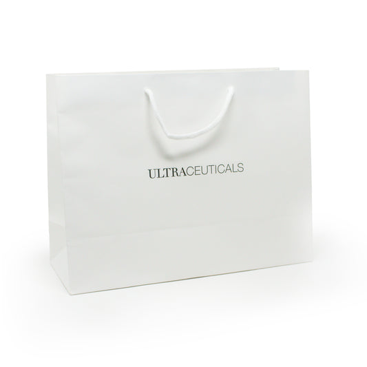 Large White Ultraceuticals Retail Tote Bags - singles